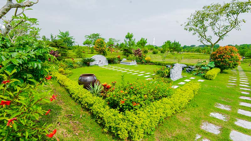 Khuôn viên rộng 50m2 công viên Thiên Đức